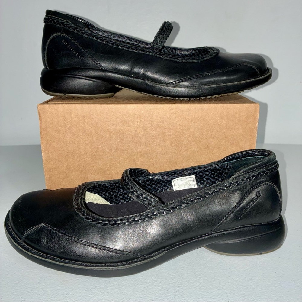 Merrell Women’s Tetra Sprite Mary Jane Slip On Shoes Leather Sz 7.5 Performance